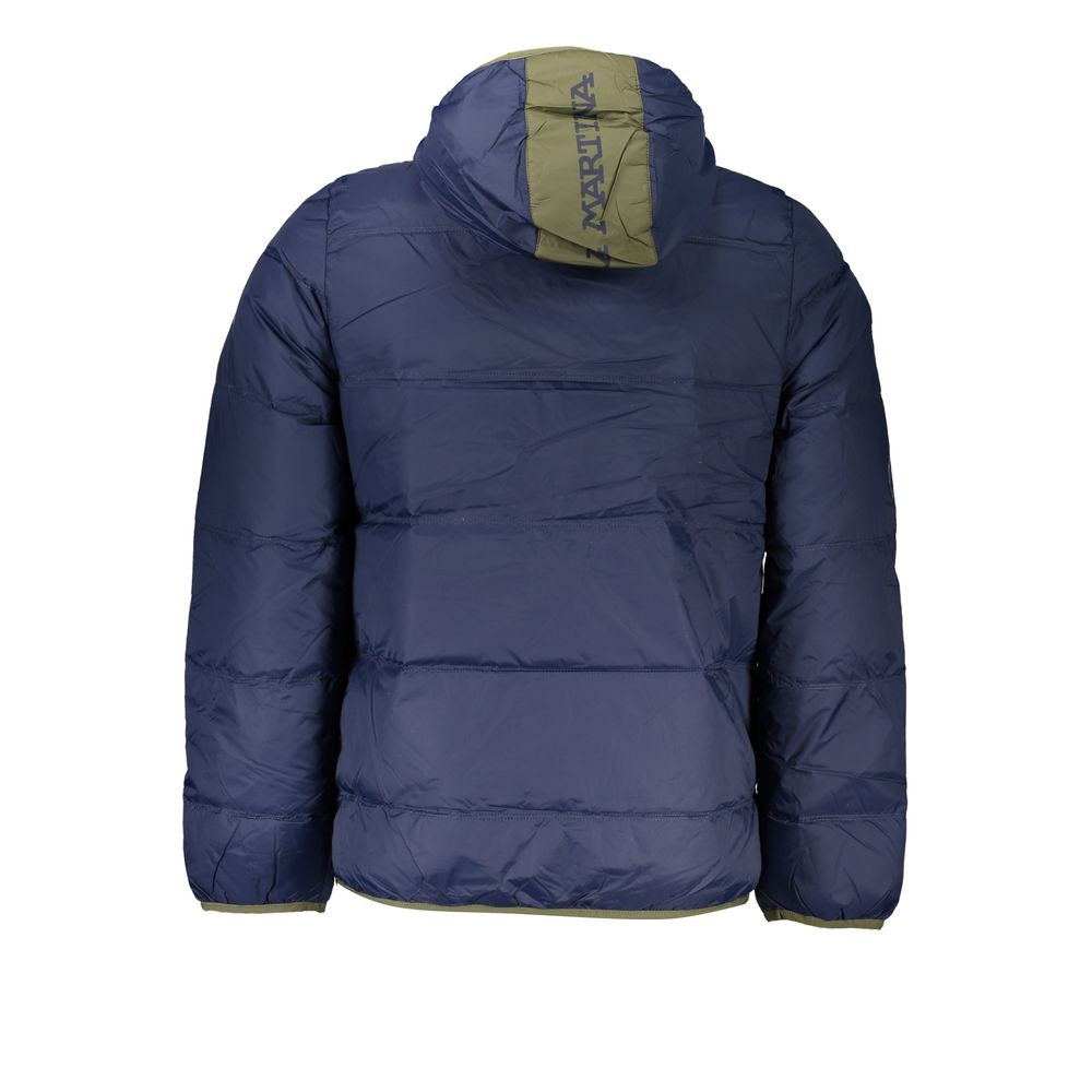 La Martina Chic Blue Lightweight Hooded Jacket LA-27035-M