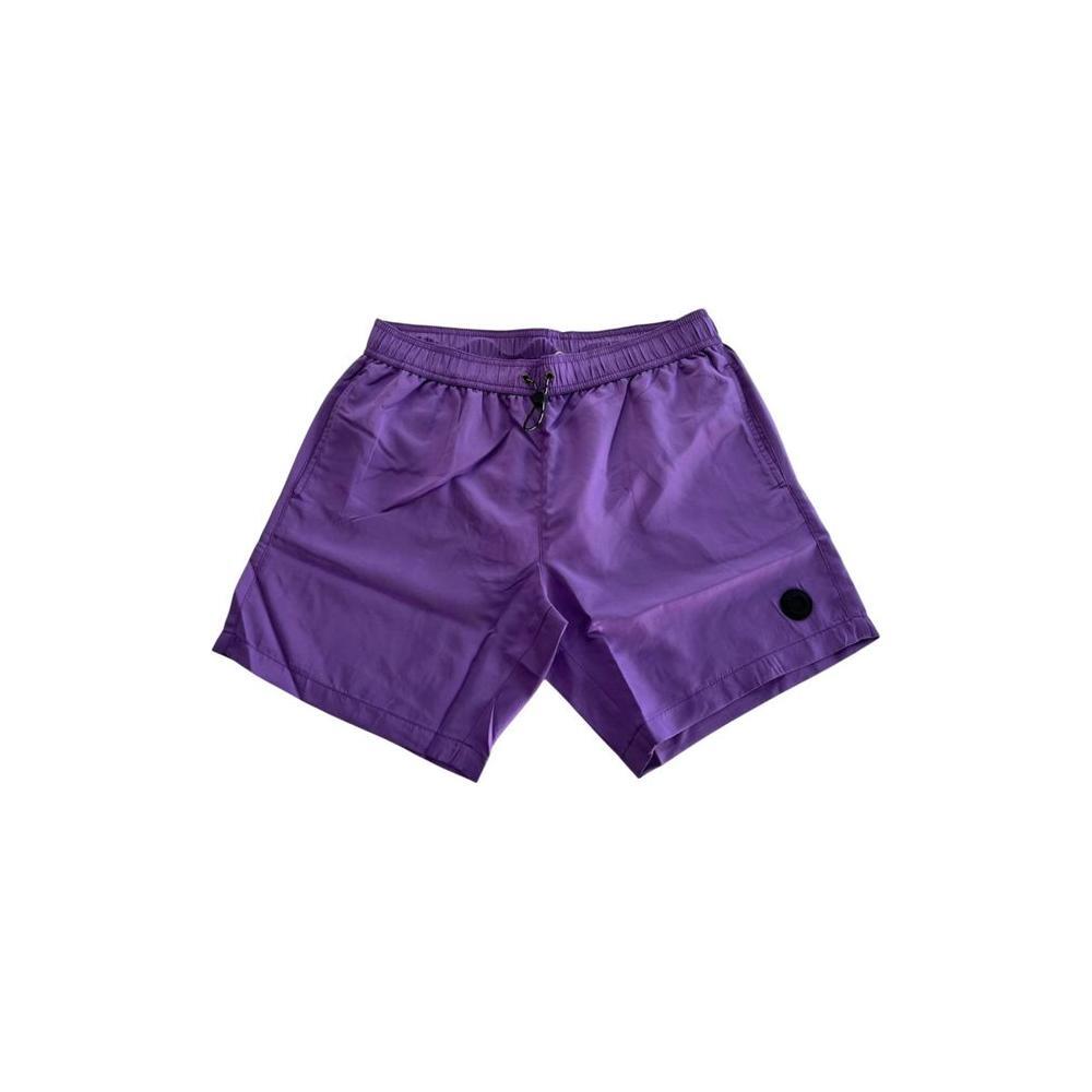 Trussardi Beachwear Purple Polyester Men Swim Short TR-24815-M