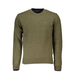 Napapijri Green Fabric Men Sweater NA-25321-S