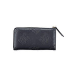 Tommy Hilfiger Elegant Blue Zip-Around Wallet TO-27155