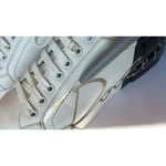 Dolce & Gabbana White Black Logo Portofino Men Sneaker Shoe LA7539#6-37.5