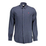 U.S. POLO ASSN. Blue Cotton Men Shirt US-37574-XL