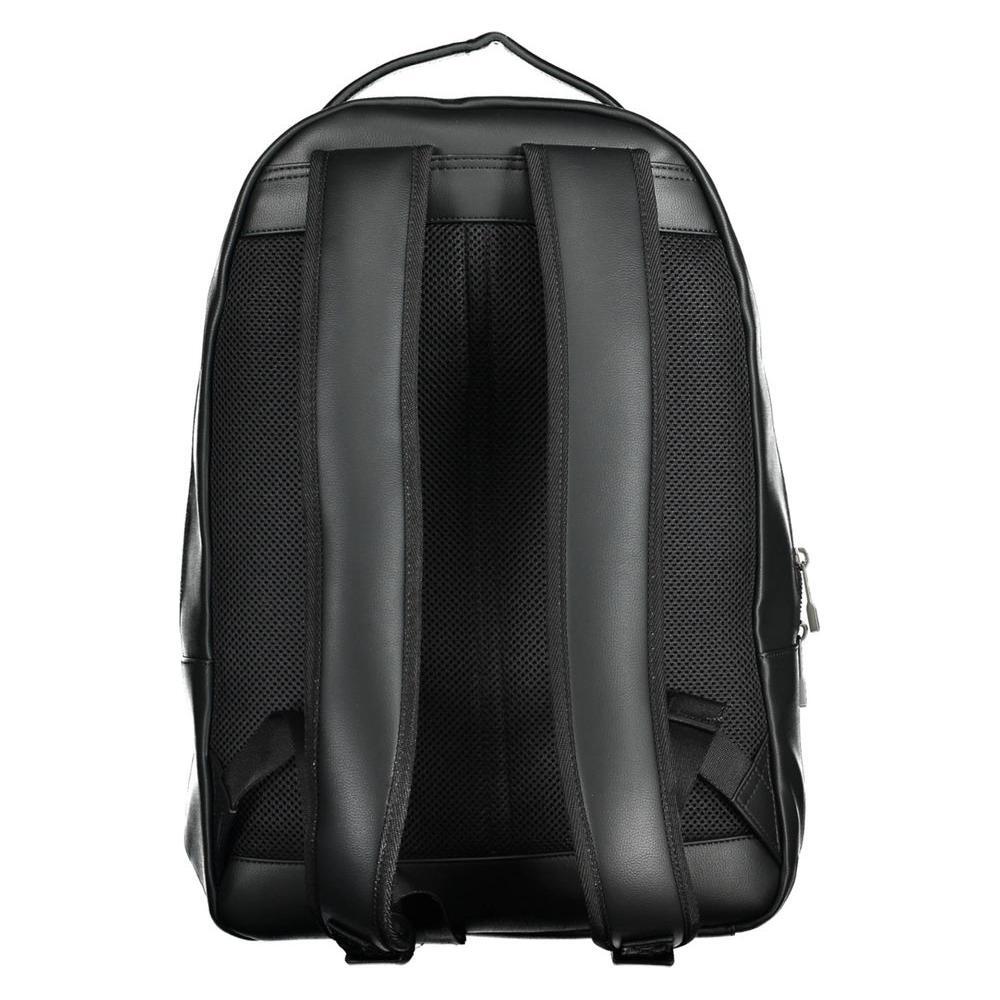 Tommy Hilfiger Black Polyethylene Men Backpack TO-37331
