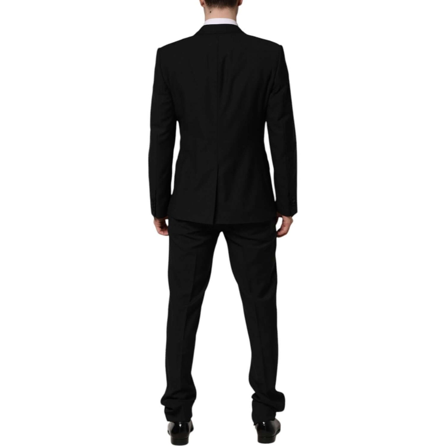 Dolce & Gabbana Black MARTINI Crystal Embellished 3 Pc Suit KOS2324-50