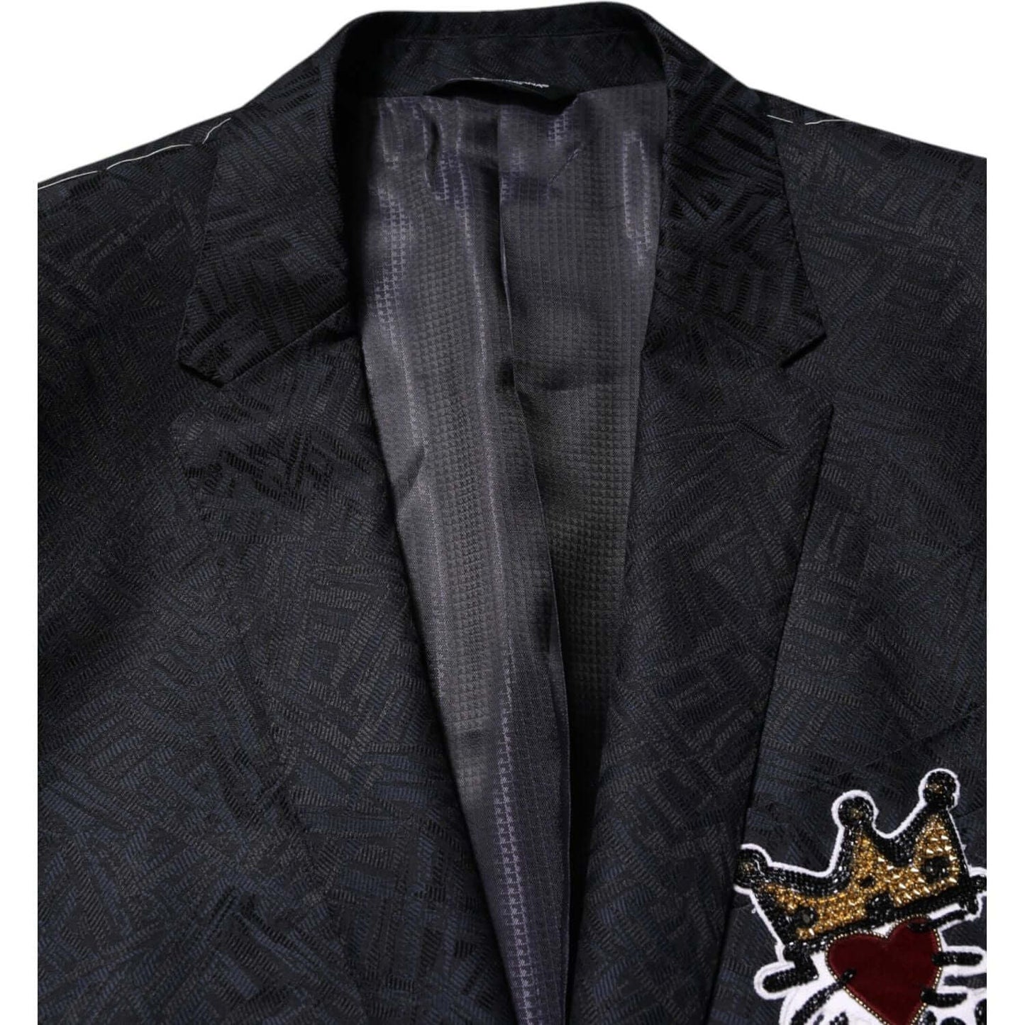 Dolce & Gabbana Black MARTINI King Skeleton 2 Piece Suit KOS2327-52