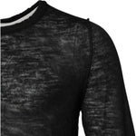 Dolce & Gabbana Black Polyester Crew Neck Pullover Sweater TSH90536-52
