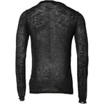 Dolce & Gabbana Black Polyester Crew Neck Pullover Sweater TSH90536-52