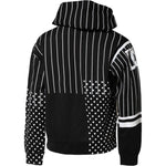 Dolce & Gabbana Black White Stripe Hooded Sweatshirt Sweater TSH90580-50