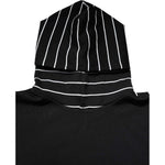 Dolce & Gabbana Black White Stripe Hooded Sweatshirt Sweater TSH90580-50