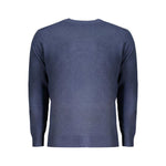 Norway 1963 Blue Wool Men Sweater NO-32040-3XL
