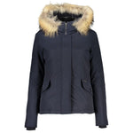Woolrich Blue Cotton Jackets & Coat WO-24339-L