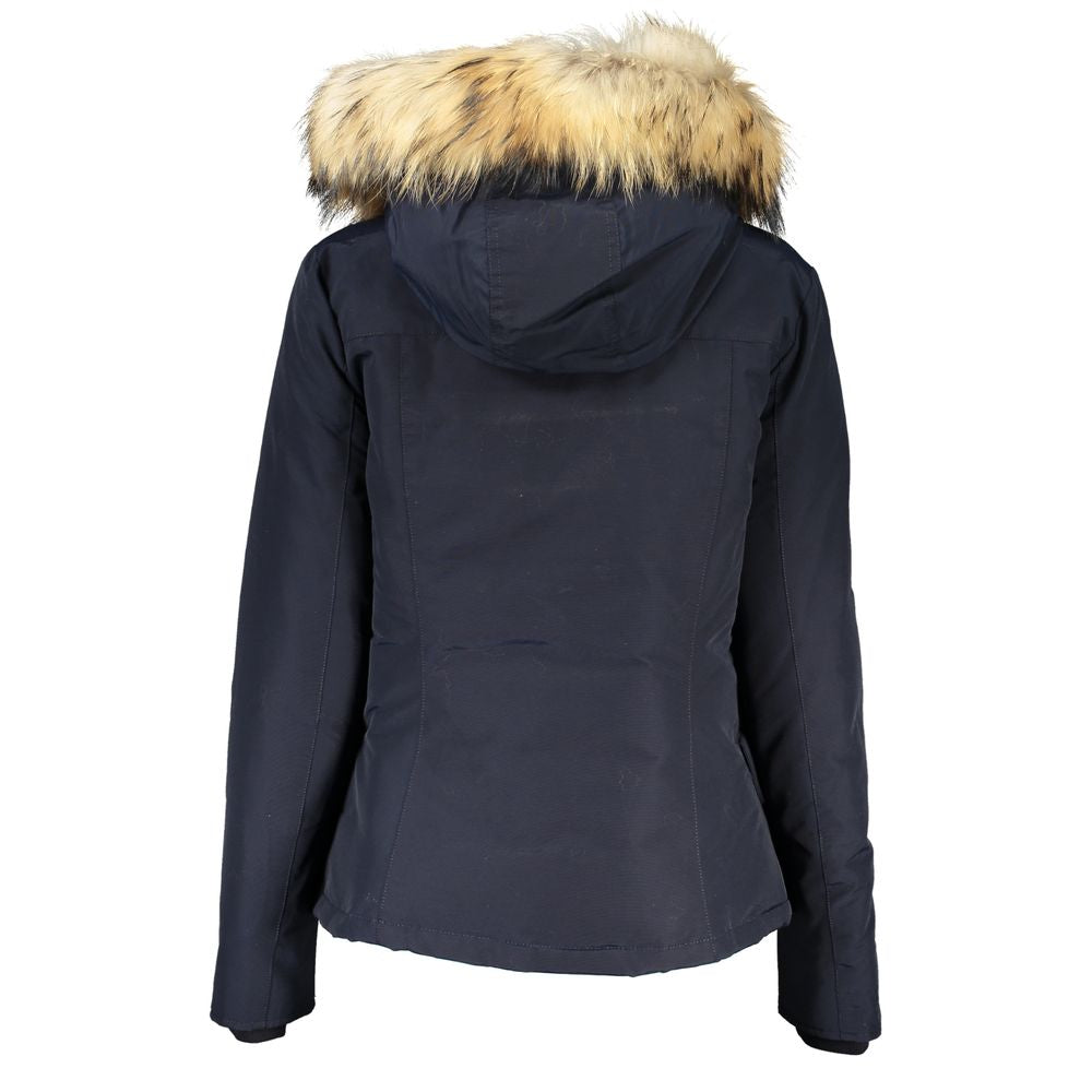 Woolrich Blue Cotton Jackets & Coat WO-24339-L