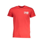 Cavalli Class Red Cotton T-Shirt CA-28572-M