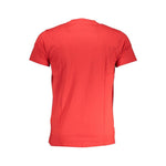 Cavalli Class Red Cotton T-Shirt CA-28572-M