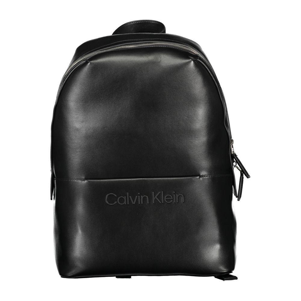 Calvin Klein Black Polyester Men Backpack CA-38238