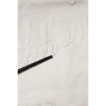 Dolce & Gabbana White Cotton Logo Embossed Crew Neck T-shirt TSH90502-48