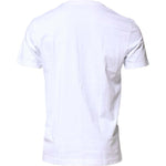 Dolce & Gabbana White Cotton Logo Patch Crew Neck T-shirt TSH90508-48