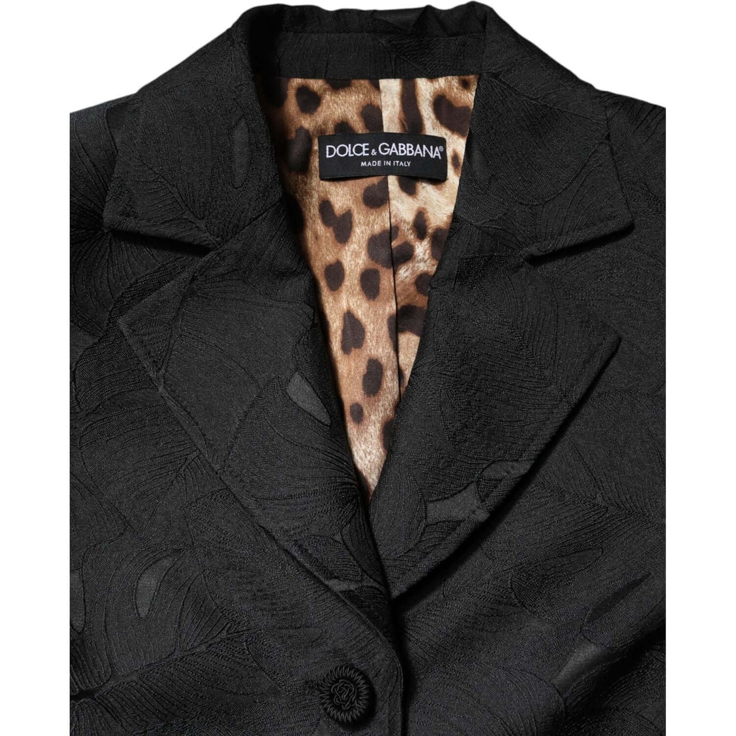 Dolce & Gabbana Black Single Breasted Trench Coat Jacket KOS2319-40