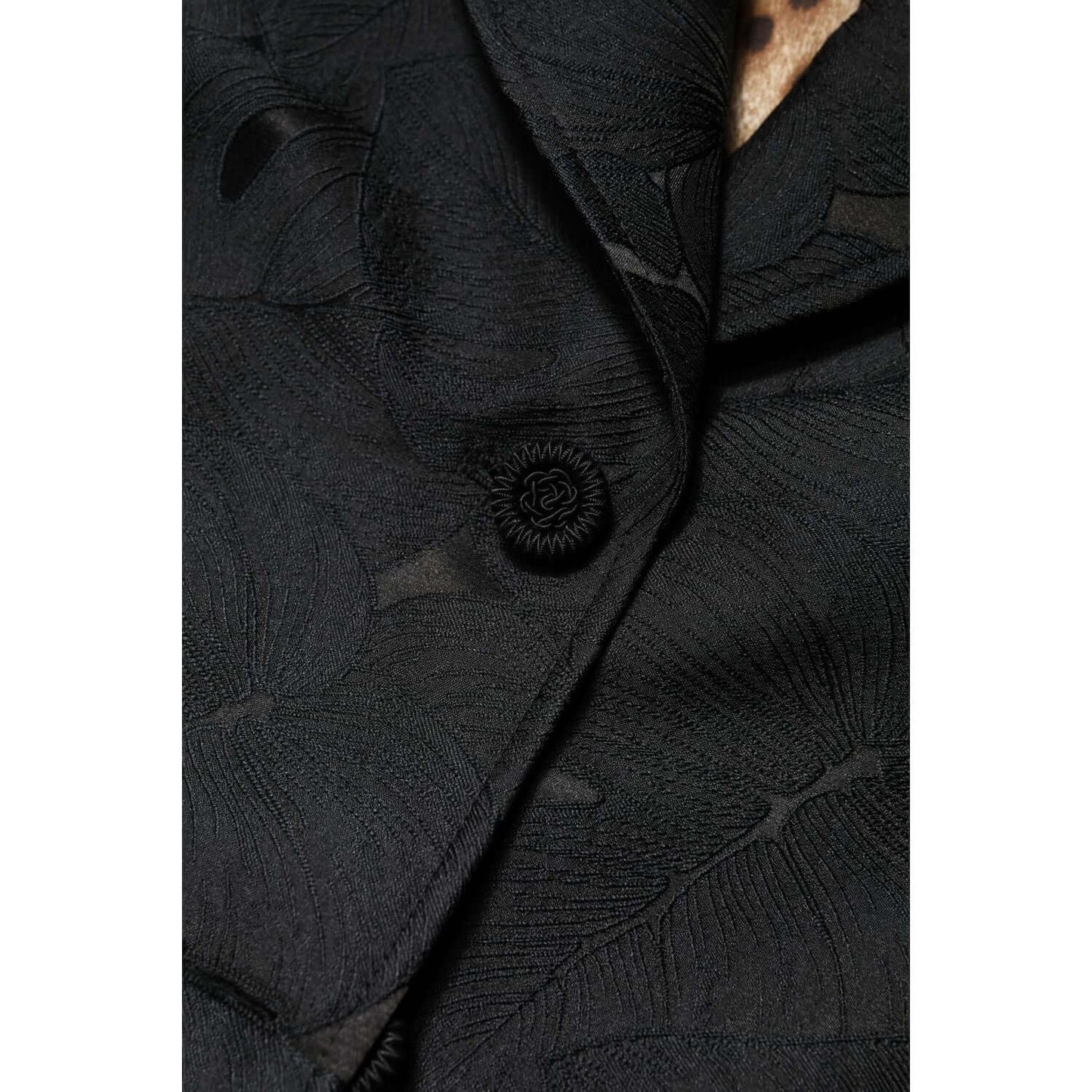 Dolce & Gabbana Black Single Breasted Trench Coat Jacket KOS2319-40
