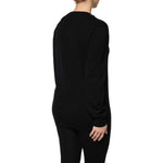 Dolce & Gabbana Black Cashmere Crystal Embellished Sweater TSH90484-36