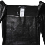 Dolce & Gabbana Black Viscose Long Sleeves Fitted Blouse Top TSH87585-40