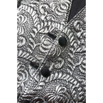 Dolce & Gabbana Silver Floral Jacquard Sleeveless Vest Top TSH87629-40