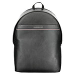 Tommy Hilfiger Black Polyester Men Backpack TO-36369