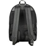 Tommy Hilfiger Black Polyester Men Backpack TO-36369