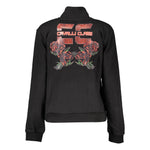 Cavalli Class Black Cotton Women Sweater CA-37950-S