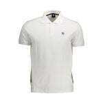 North Sails White Cotton Men Polo Shirt NO-36848-XL