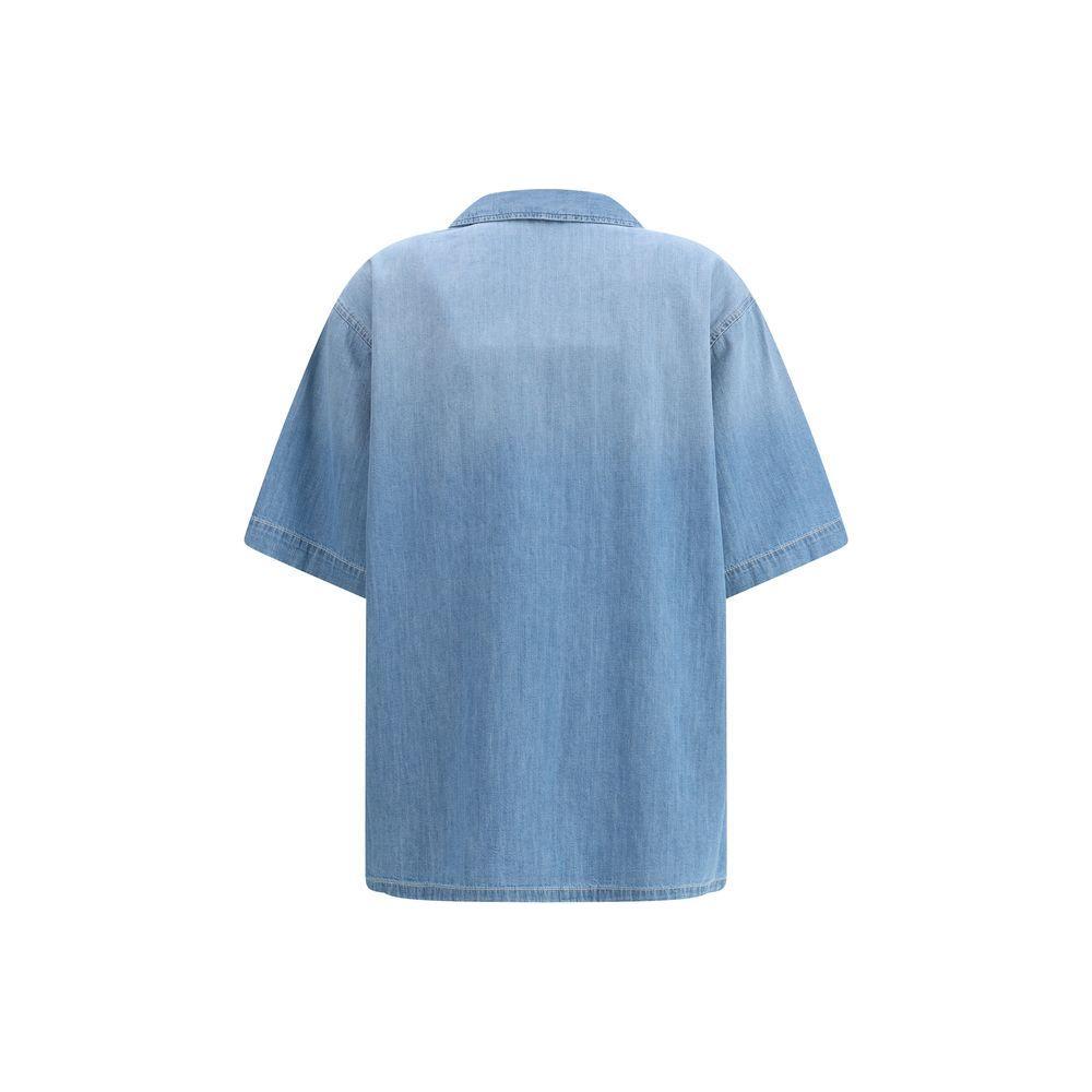 Fabiana Filippi Short sleeve denim Shirt FA-CAD275F749VR1-IT44 | L