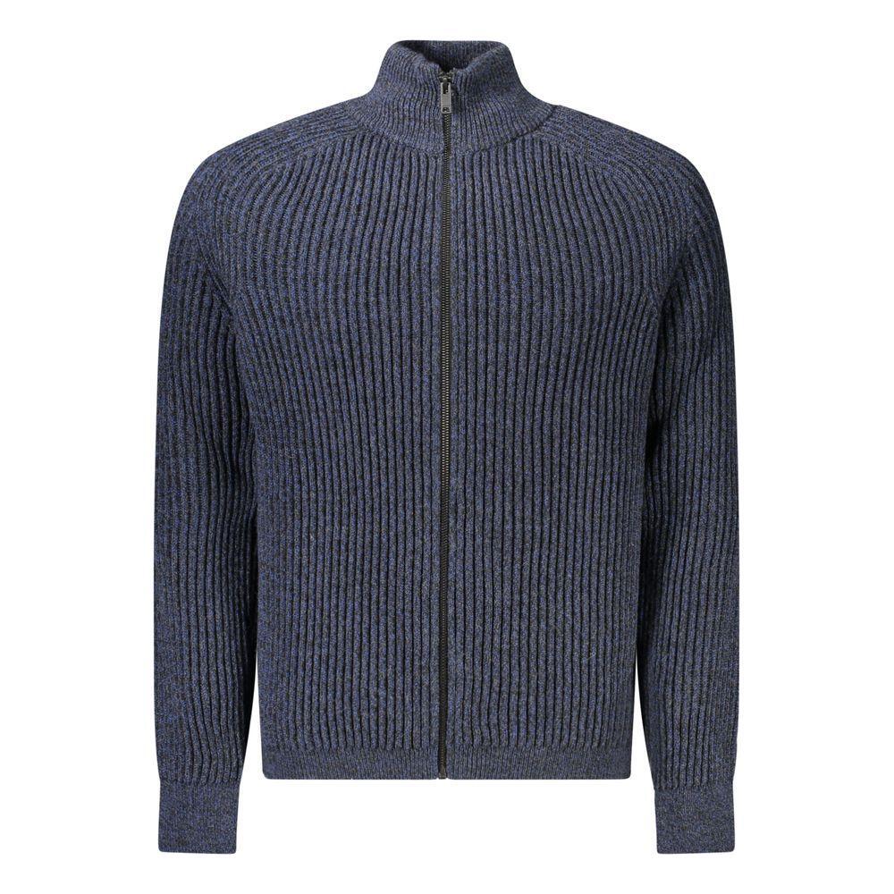 Hugo Boss Blue Wool Men Cardigan BO-34563-M