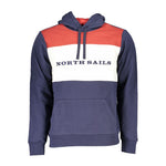 North Sails Blue Cotton Men Sweater NO-23374-S