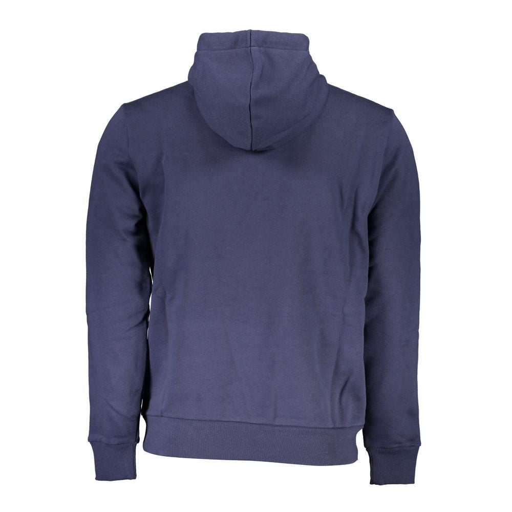 North Sails Blue Cotton Men Sweater NO-23374-S