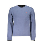 Napapijri Blue Fabric Men Sweater NA-25276-S