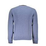Napapijri Blue Fabric Men Sweater NA-25276-S