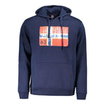 Norway 1963 Blue Cotton Mens Hoodie NO-31789-XL