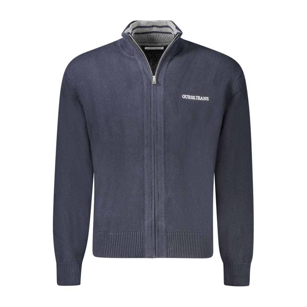 Guess Jeans Blue Cotton Men Sweater GU-35104-M