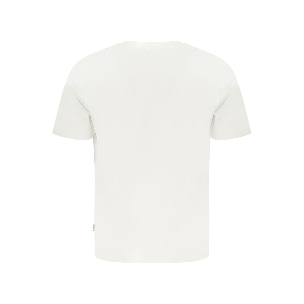 Pepe Jeans White Cotton T-Shirt PE-35607-XL