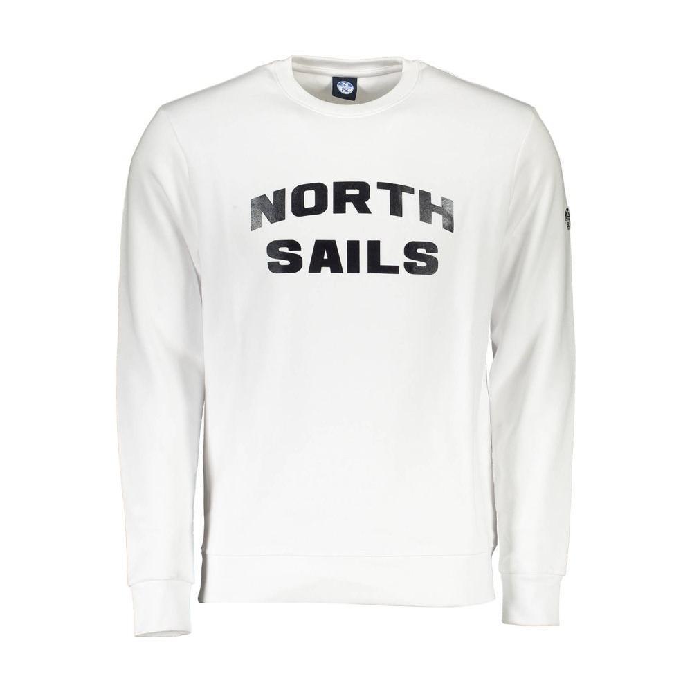 North Sails White Cotton Men Sweater NO-36891-XL