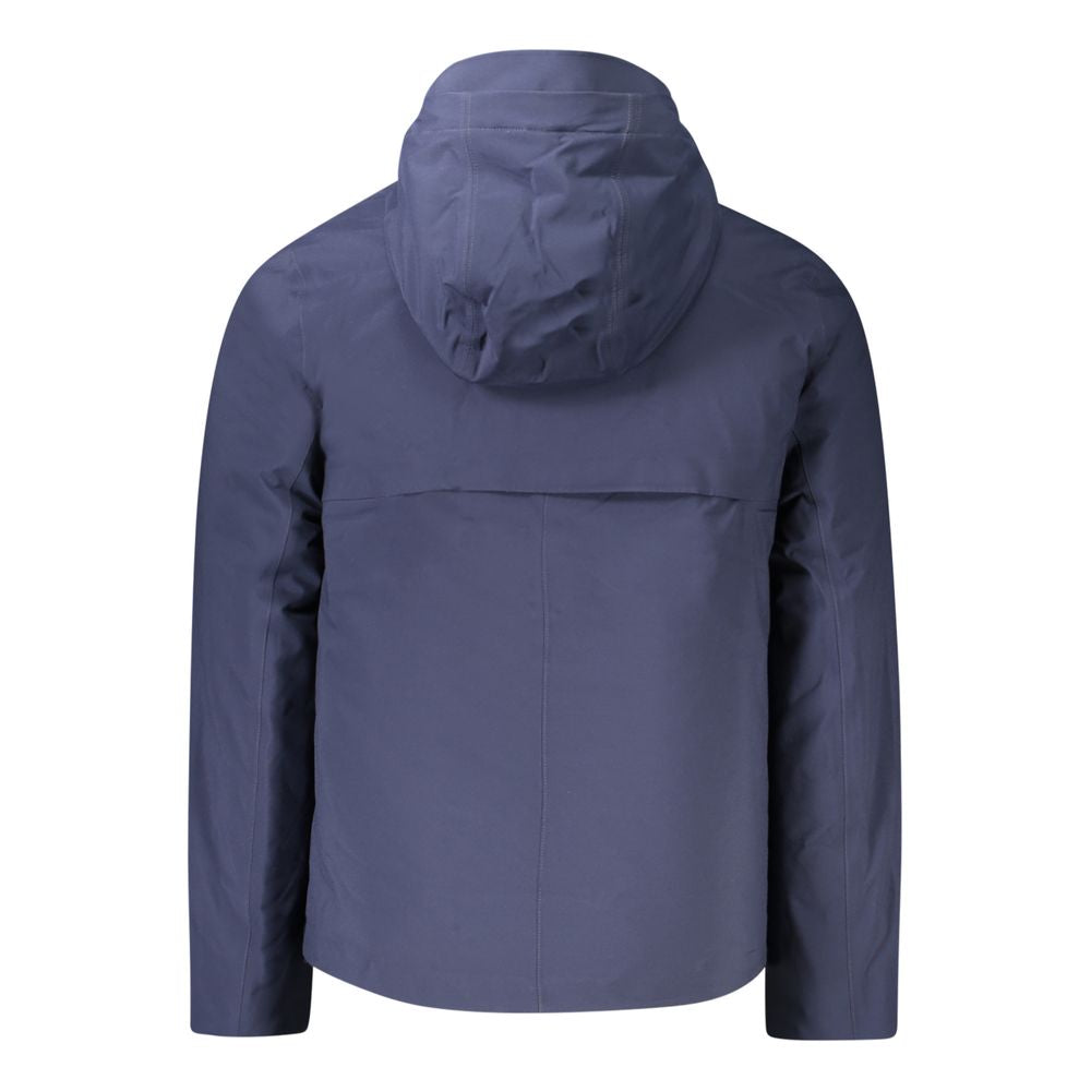 K-WAY Blue Polyester Mens Jacket KW-34223-M