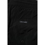 Dolce & Gabbana Black Polyester Beachwear Men Shorts Swimwear BIK1294-4