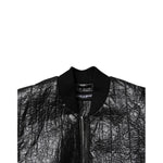 Dolce & Gabbana Black Logo Plaque Bomber Full Zipper Jacket JKT41453-46