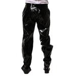 Dolce & Gabbana Black Nylon Straight Men Pants PAN76438-46