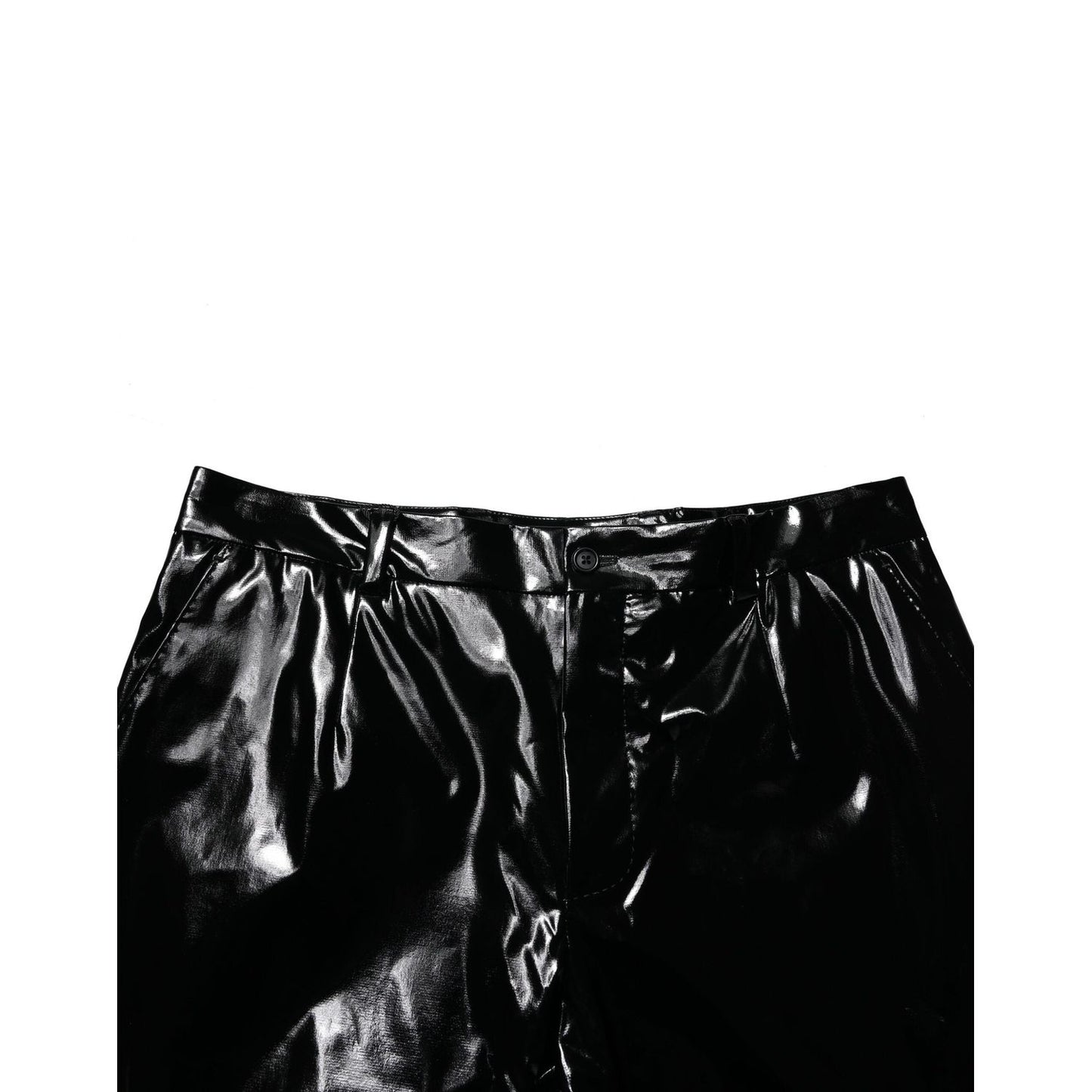 Dolce & Gabbana Black Nylon Straight Men Pants PAN76438-46