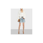 Balmain Blue Cotton Short BA-15449-IT38|XS