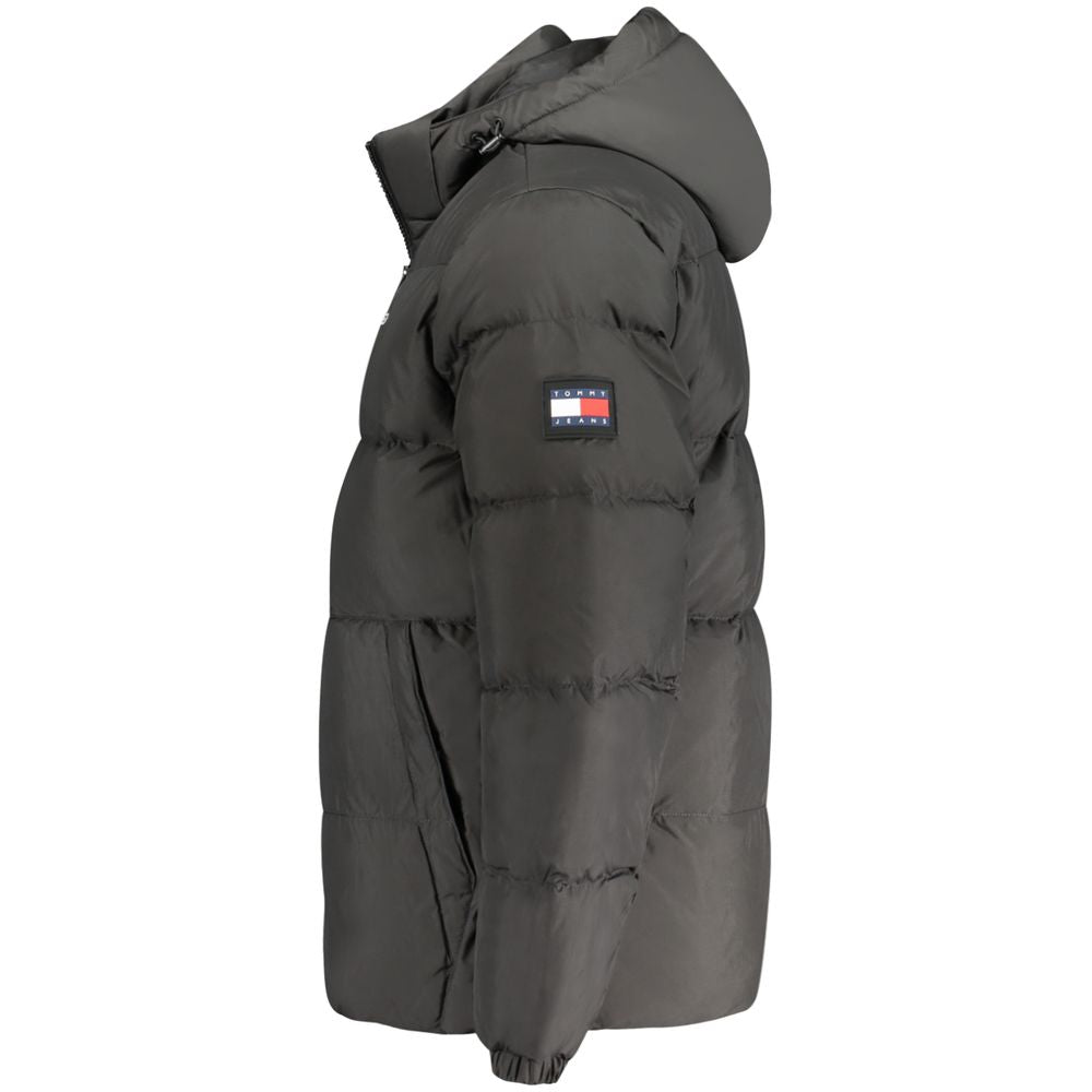 Tommy Hilfiger Black Polyester Men Jacket TO-33216-XL