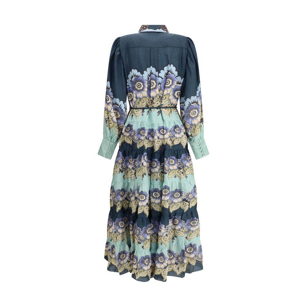 Alemais Madalena chemisier Dress AL-5216DBLUE-10