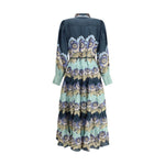 Alemais Madalena chemisier Dress AL-5216DBLUE-10