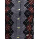 Ganni Check Cardigan GA-K2284523-M